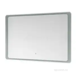 Зеркало Aquaton Соул 100х70 1A252802SU010 с подстветкой, сенсорный выключатель, с подогревом, Серебро