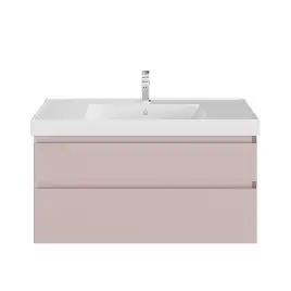 Тумба под раковину Kerama Marazzi CUBO 100 см, CUB.100.2\MAL подвесная, Мальва