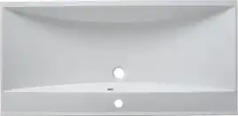 Раковина Aquanet Нота 100 284116 прямоугольная, Белая глянцевая