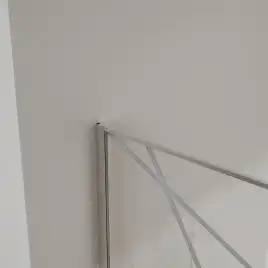 Душевая перегородка Azario Walk-in 110 AZ-271-110-CH-CGP прозрачное стекло 8 мм с графическим принтом, профиль Хром