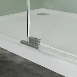 Душевой уголок Azario MALE SQR 100х100 AZ-J50-100-MB-CL, профиль черный матовый, стекло Прозрачное