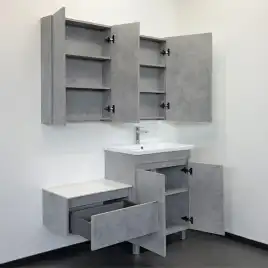 Тумба с умывальником Comforty Осло 70НД Бетон светлый, 00-00006117