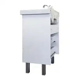 Тумба с умывальником Comforty Никосия 60Н Белый, 00-00011160