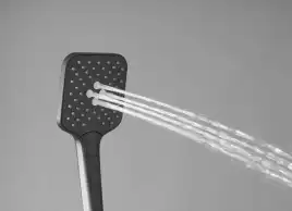 Душевая система  Vincea Cube VSFS-1C1MB VSFS-1C1MB для ванны с изливом, черный матовый