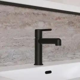 Смеситель для раковины IDDIS Aiger AIGBL00i01  цвет, Матовый черный