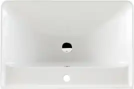 Раковина Aquanet Ирис 70 301804 прямоугольная, Белая глянцевая
