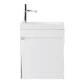Тумба под раковину BelBagno PIETRA MINI-400-1A-SO-BL-R подвесная Bianco Lucido