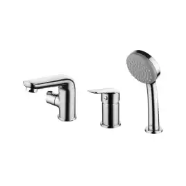 Смеситель на борт ванны IDDIS Torr TORSB30i07 на 3 отверстия с керамическим дивертором цвет, Глянцевый хром