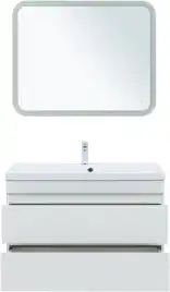 Тумба под раковину Aquanet Нота New 100 белый глянец 335420