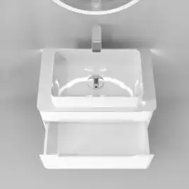 Тумба под раковину Jorno SHINE 75 Shi.01.75/P/W Белая