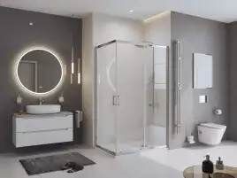 Душевой поддон BelBagno Uno 140х80 из искусственного камня TRAY-MR-UNO-AH-140/80-35-W-CR Белый