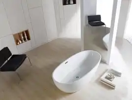 Акриловая ванна Azario LEEDS 170х85 LEE17085, отдельностоящая, белая