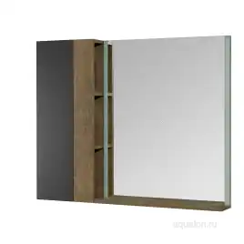 Зеркало с подстветкой Aquaton Терра 70х85 1A247002TEDY0  Дерево темное