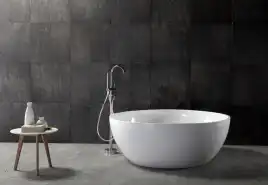 Акриловая ванна Abber 150х150 AB9279, отдельностоящая, Белая глянцевая