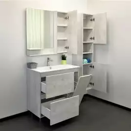 Тумба с умывальником Comforty Верона 90 Дуб белый, 00-00001972