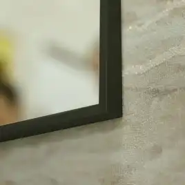 Зеркало BelBagno SPC-AL 100х80 SPC-AL-1000-800 Nero без подсветки, Черный