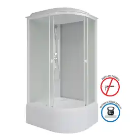 Душевая кабина Niagara Promo 120х80х215 P120/80/40L/MT высокий поддон, без гидромассажа