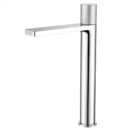 Смеситель для накладной раковины Abber Rund AF8711, с прогрессивным картриджем, высокий, Хром