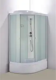 Душевая кабина Loranto 120х80, средний поддон, Матовое стекло, CS-985-RTM/W-120