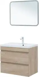 Тумба под раковину Aquanet Нота New 75 дуб светлый 334198