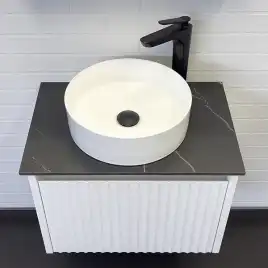 Тумба с умывальником Comforty Марсель 60 Белый, 00-00012272