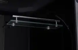 Душевая кабина Loranto 100х80 CS-5180-13L G, низкий поддон, цвет профиля сатин