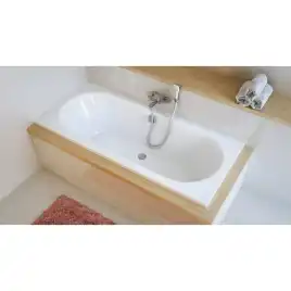 Акриловая ванна Excellent Oceana Slim 160х75 WAEX.OCE16WHS с тонким бортом, встраиваемая, Белая