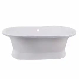 Ванна из литьевого мрамора  Aqua de Marco VALENCIA 170х83 Белая 1175WVAL