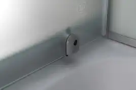 Душевая кабина Loranto 100х80 CS-5180-13R F, низкий поддон, цвет профиля сатин