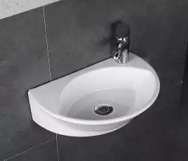 Умывальник CeramaLux 7717X 415х285х150 Подвесная цвет Белый