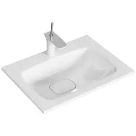 Тумба с раковиной подвесная Aqwella 5 Stars Accent 60 см, ACC0106W, цвет Белый