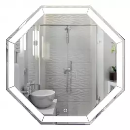 Зеркало Azario Renato 80х80 CS00063643 с подстветкой, сенсорный выключатель с функцией диммера