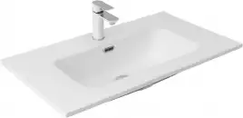 Раковина Aquanet Flat 80 330431 прямоугольная, Белая матовая