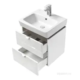 Тумба под раковину Aquaton Скай PRO 60 1A238201SY010 подвесная цвет, белый глянец