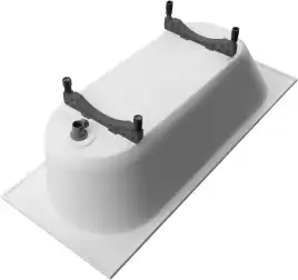 Ванна из искусственного камня Allen Brau Krion Stone 170x70 2.36001.20, белая