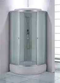 Душевая кабина Loranto 90х90, средний поддон, Матовое стекло, CS-985TM/W-90