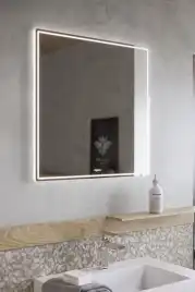 Тумба с раковиной подвесная Aqwella 5 Stars Cube 70 см, CUB0107GR, цвет Серый