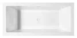 Акриловая ванна Abber 170х80 AB9339-1.7, отдельностоящая, Белая глянцевая