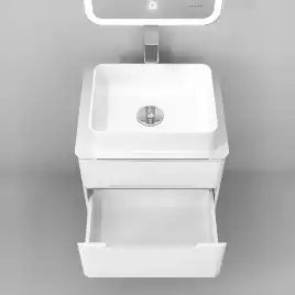 Тумба под раковину Jorno BOSKO 60 Bos.01.60/P/W Белая