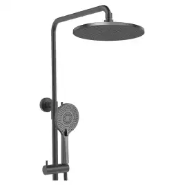 Душевая система AVS Slimmer 811-122-GM, оружейная сталь