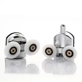 Душевой уголок ABBER Schwarzer Diamant 90х90 см, AG020905, профиль хром, стекло прозрачное