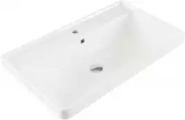 Раковина Aquanet Ирис 80 301805 прямоугольная, Белая глянцевая