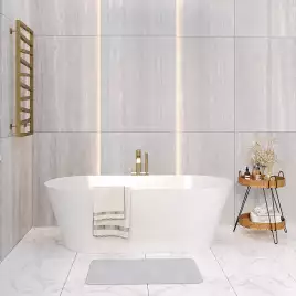 Ванна из литьевого мрамора  Aqua de Marco CORSICA 168х81 Белая 1700CORS