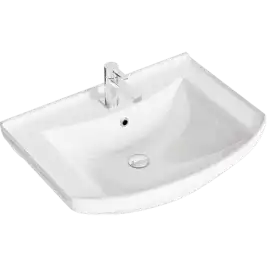 Тумба с раковиной напольная Aqwella Corsica 65 см, Kor.01.06, цвет Белый