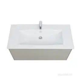 Тумба под раковину Aquaton Сохо 100 1A258201AJ9A0 подвесная цвет, слэйт / галька серая