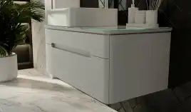 Тумба под раковину Jorno SHINE 90 Shi.01.90/P/W Белая