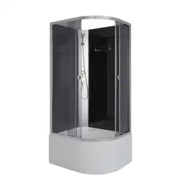 Душевая кабина Niagara Eco 100х80х195 E100/80/40L/TN/BK высокий поддон, без гидромассажа