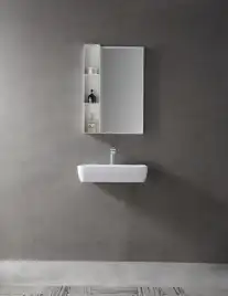 Раковина подвесная ABBER STEIN 60х40х14 AS2654, прямоугольная, белая матовая