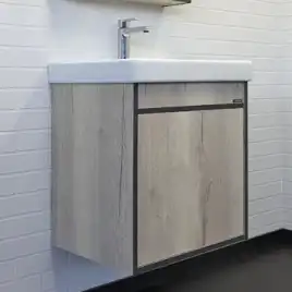 Тумба с умывальником Comforty Вена 55 Дуб дымчатый, 00-00008928