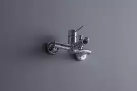 Смеситель для ванны Allen Brau Glority 5.51003-00, однорычажный, с коротким изливом, Хром